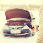 Transportation,,Winter,And,Vehicle,Concept,-,Closeup,Of,Man,With