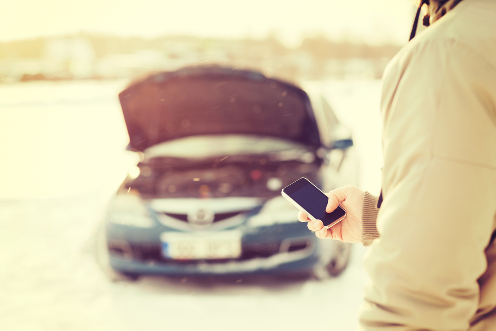 Transportation,,Winter,And,Vehicle,Concept,-,Closeup,Of,Man,With
